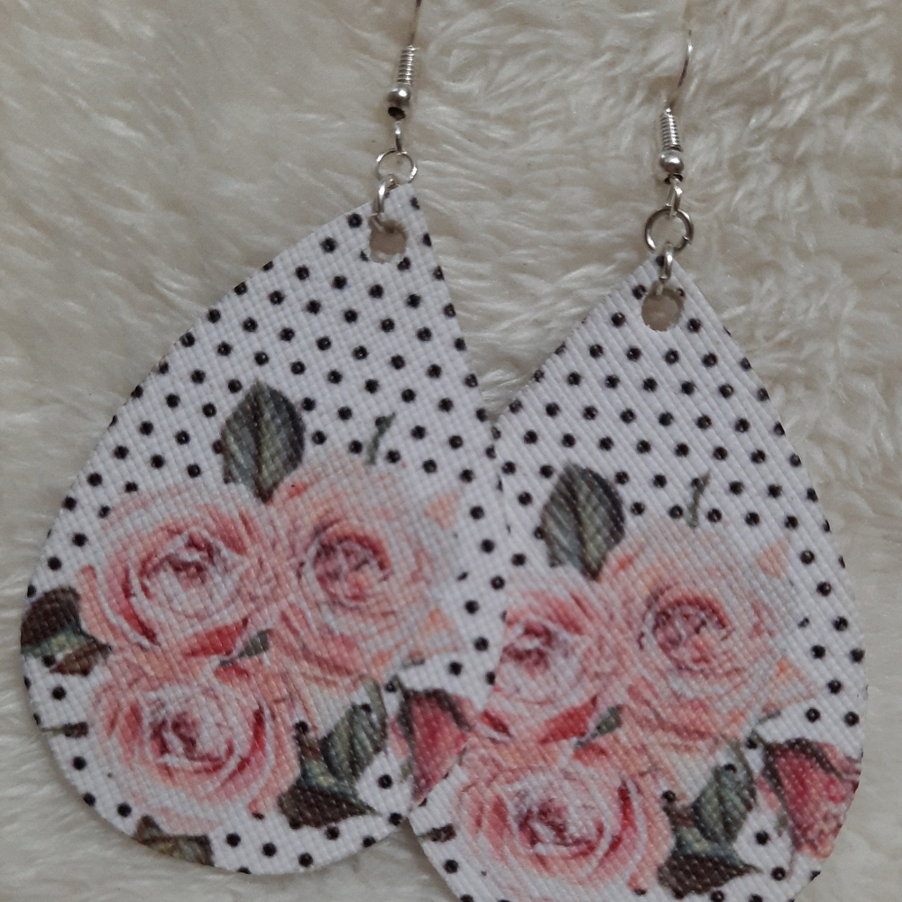 Faux Leather earrings